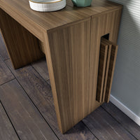 Meconopsis, Consolle Allungabile Allungabile Made in Italy, 90.00x186.00x78.00h cm Marrone Noce