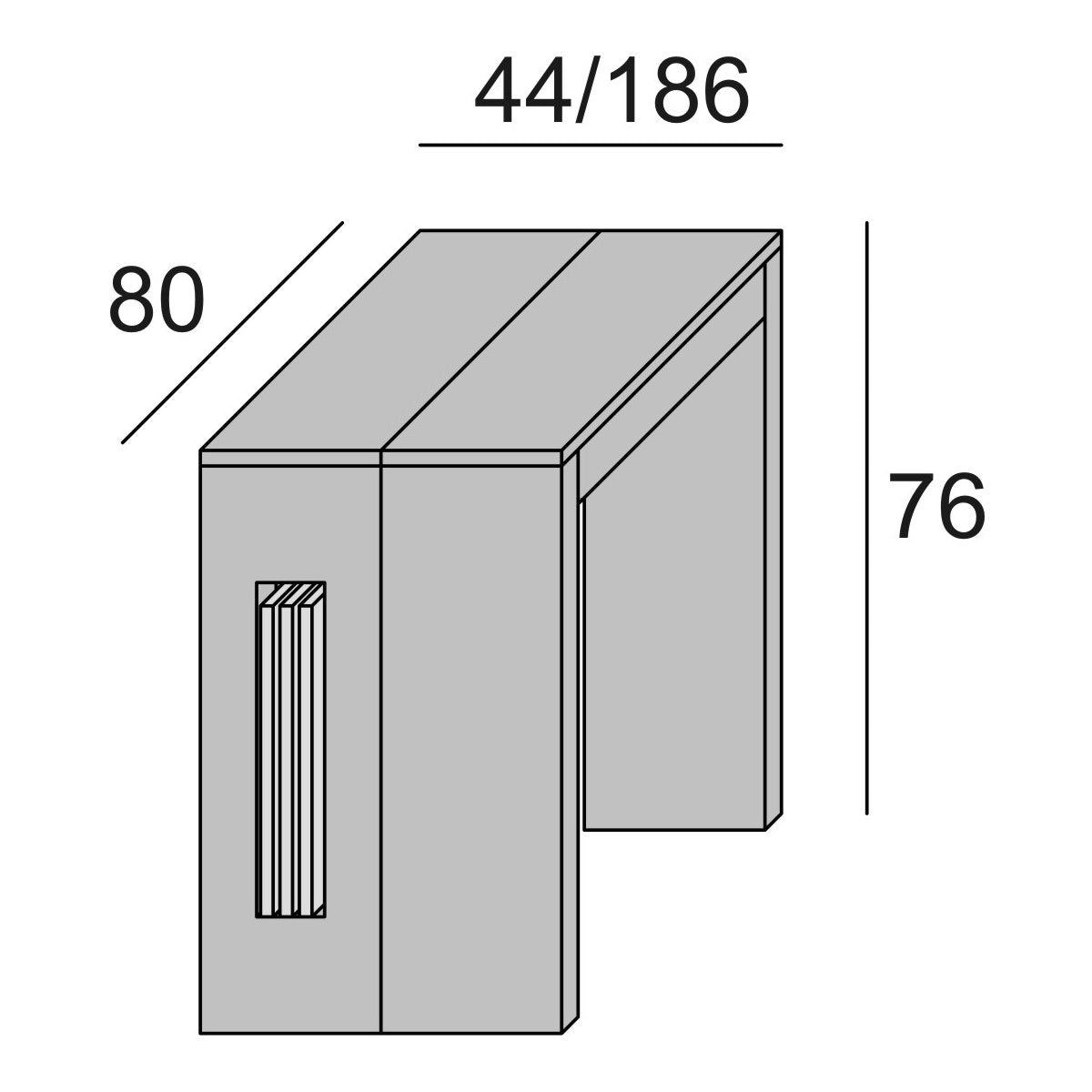 Consolle Allungabile Meconopsis, Beige 90.00x186.00x78.00h cm