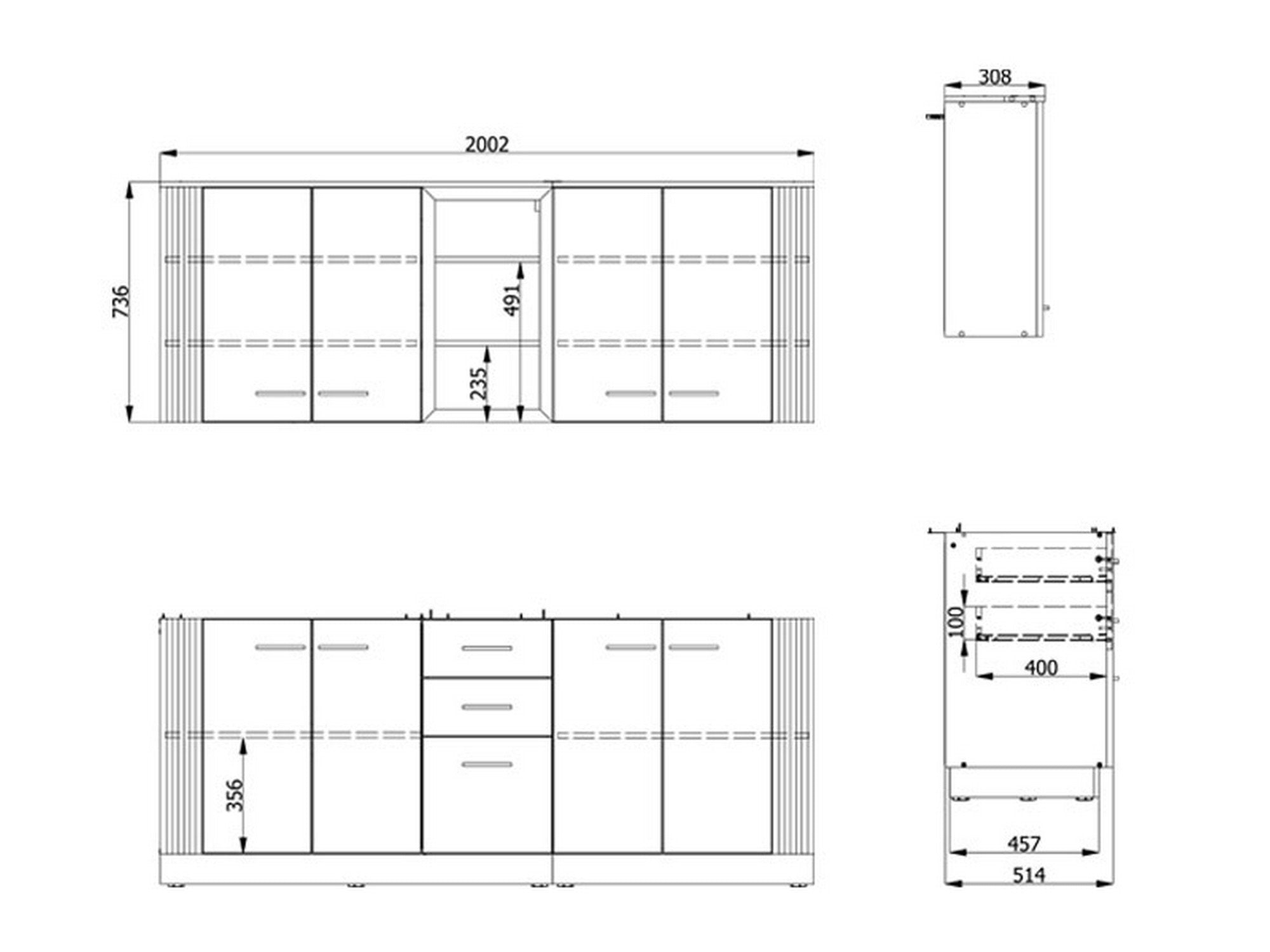 Cucinino Ghemme, Cucina 2 Cassetti, Beige