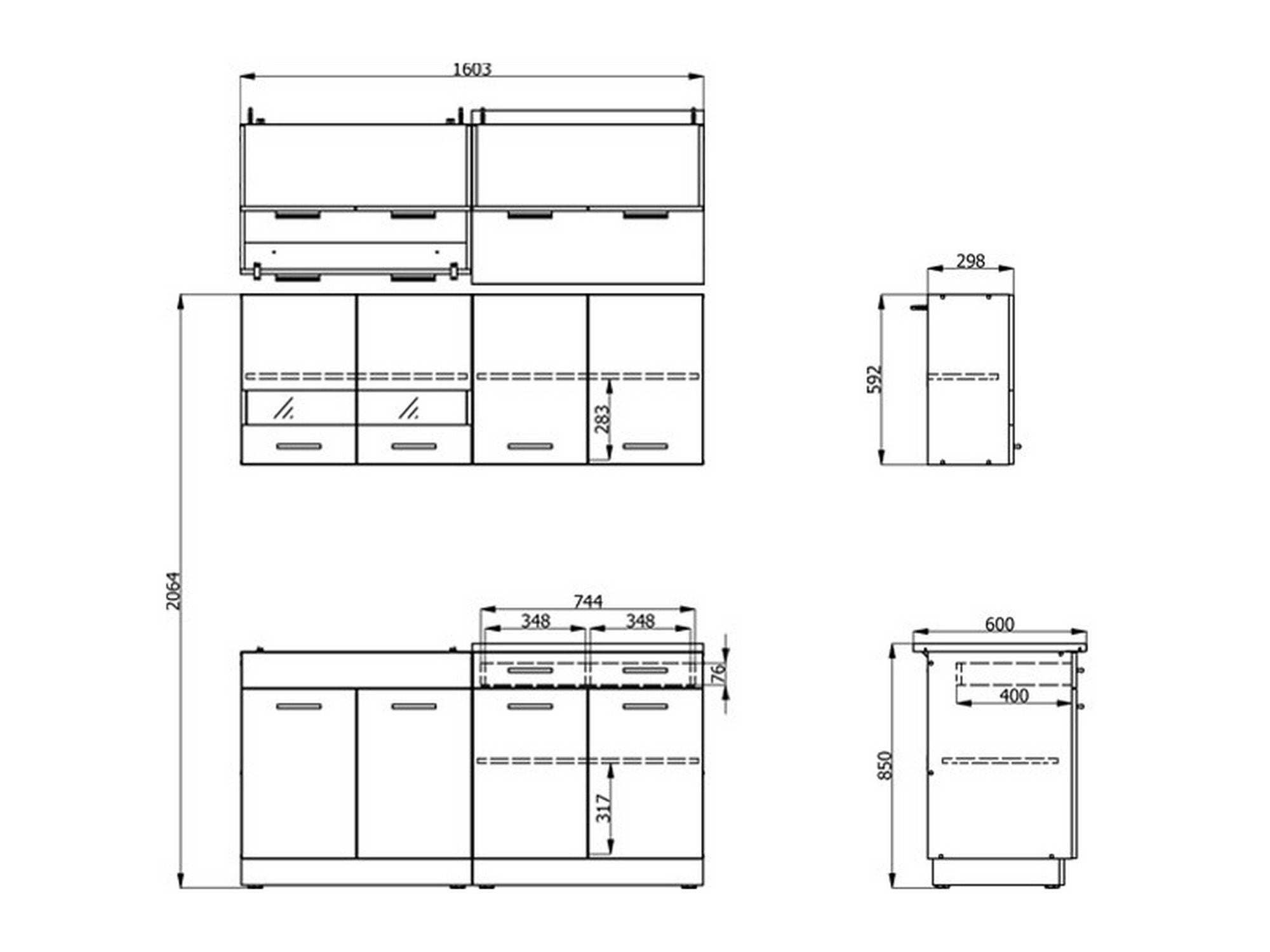 Cucinino Solarolo, Cucina un Cassetto, Bianco