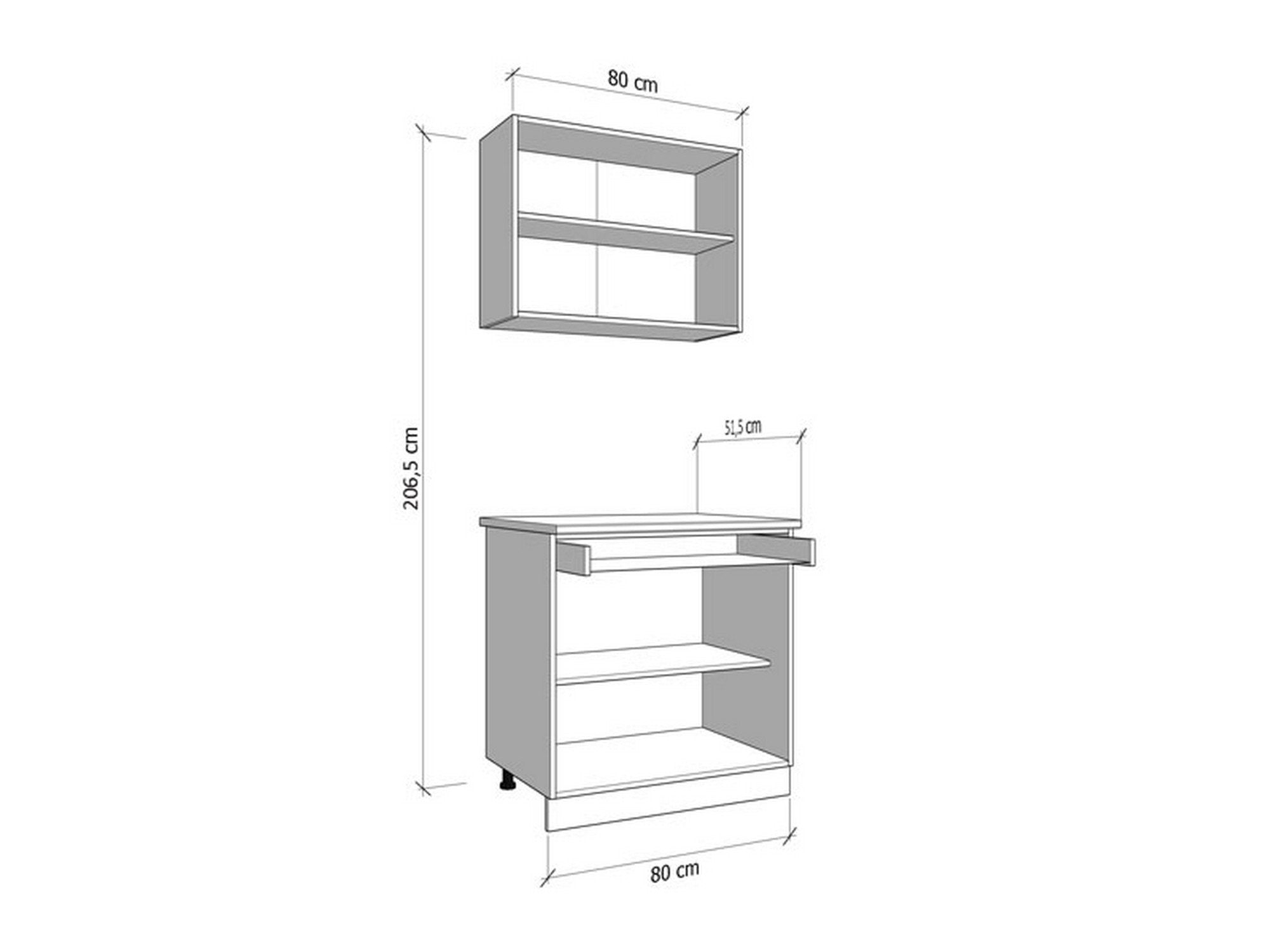 Cucinino Garessio, Cucina un Cassetto, Bianco