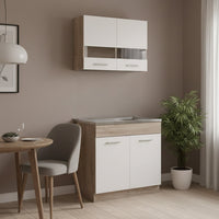 Cucinino Taurano, Cucina 2 Ripiani, Bianco