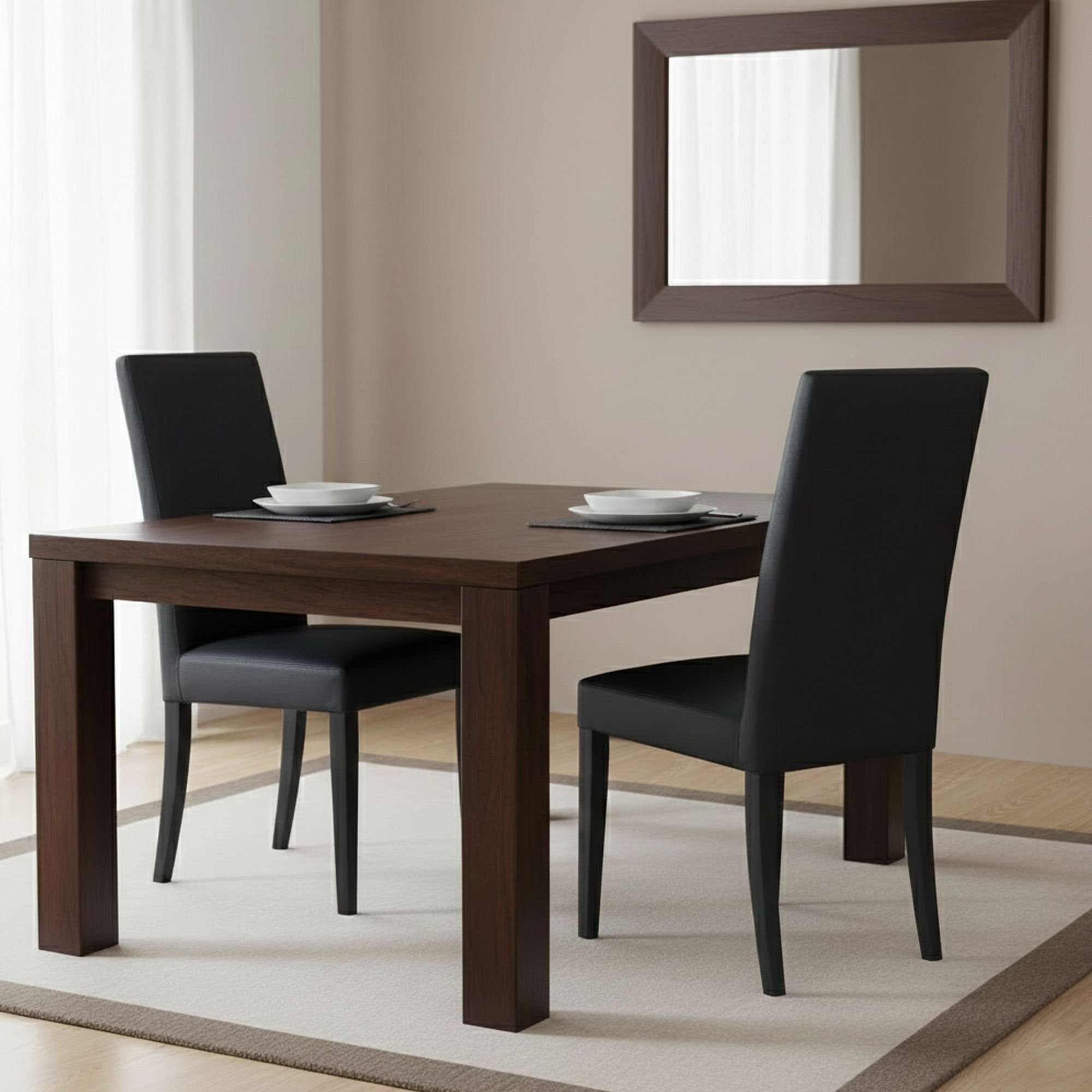 Ferraris, set di Sedie 2 Sedie, Nero