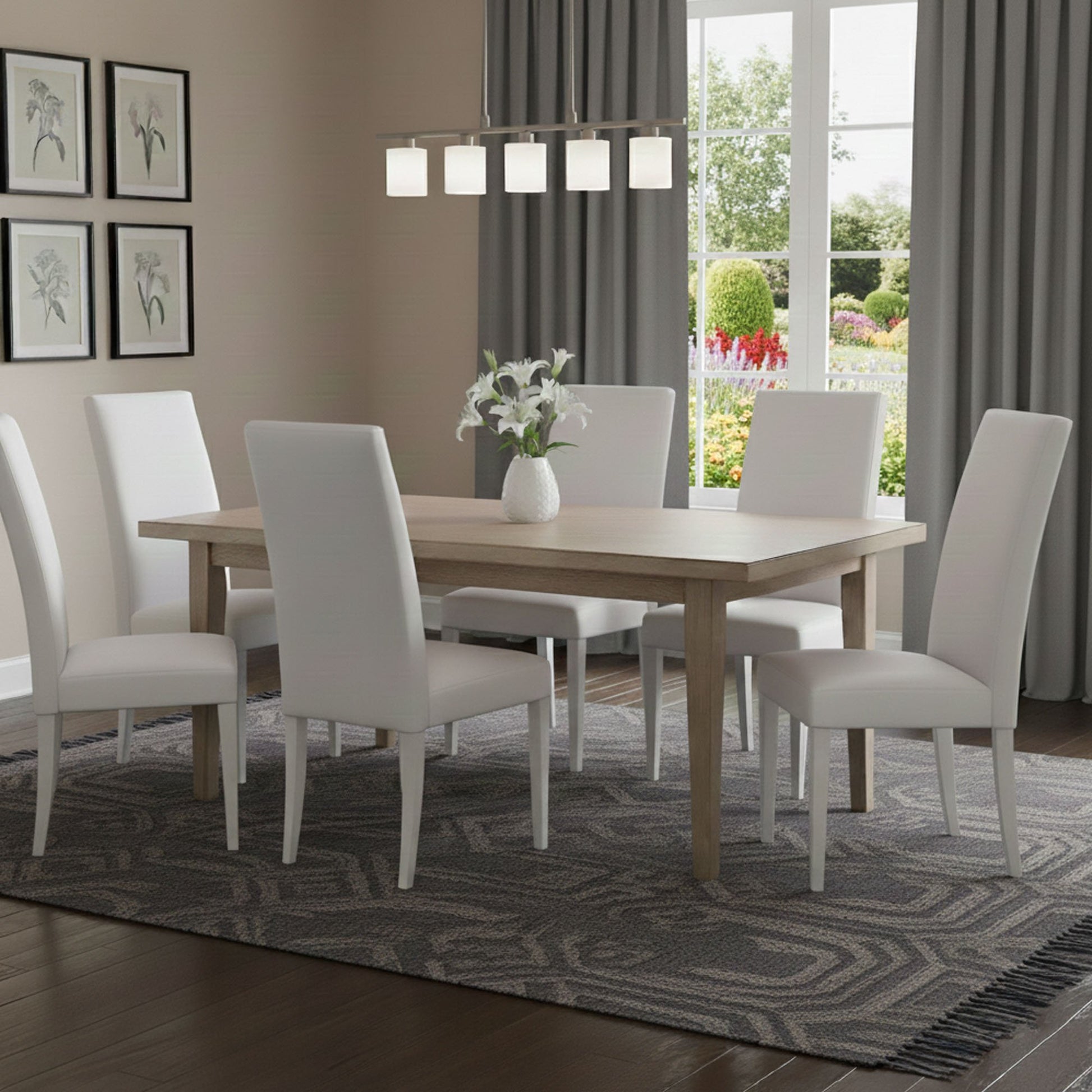 Ferraris, set di Sedie 6 Sedie, Bianco