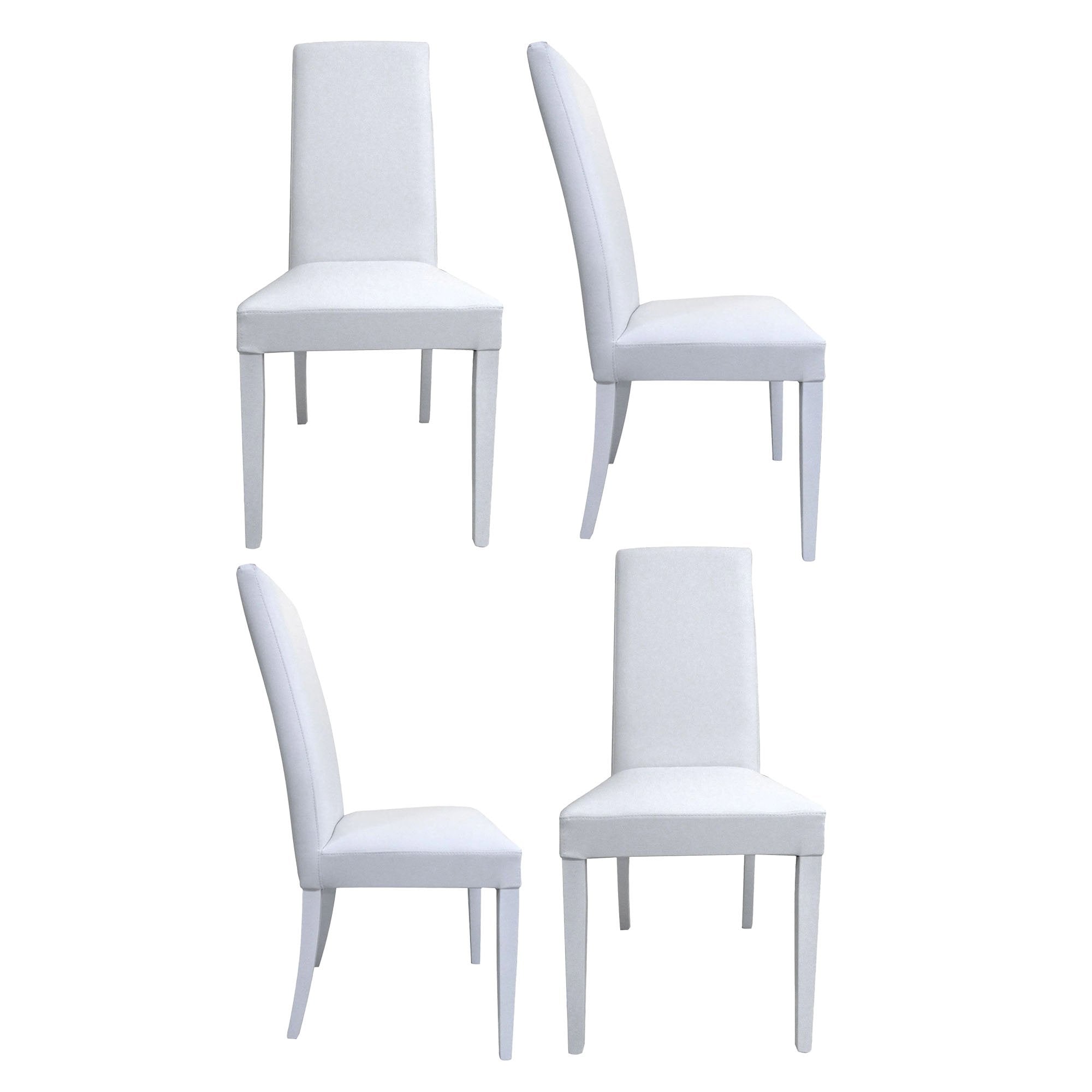 Ferraris, set di Sedie 6 Sedie, Bianco