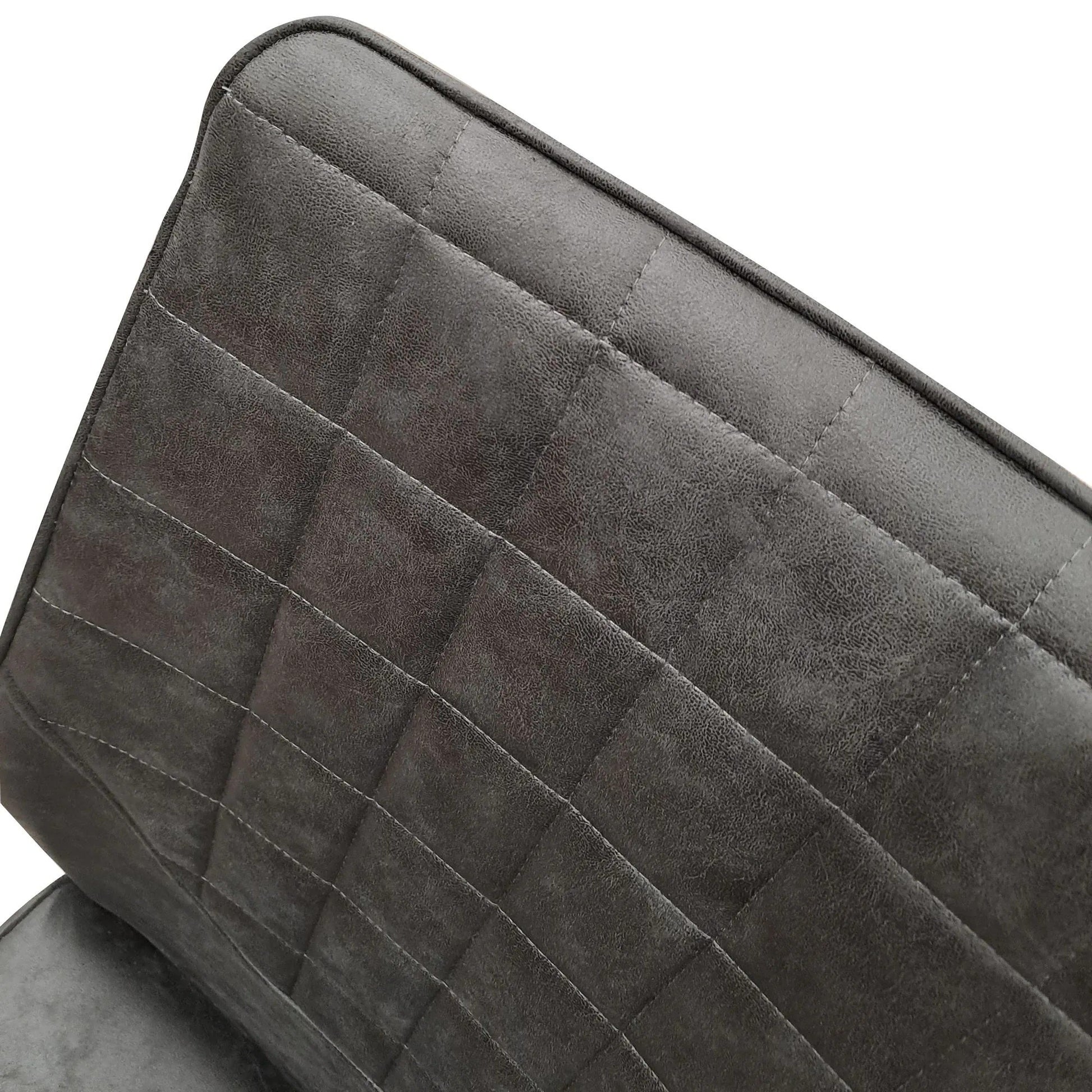 Quintano, set di Sedie 8 Sedie, Grigio Scuro