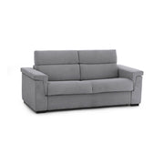 Cantu, Divano Fisso 3 Posti Sfoderabile Made in Italy, 225x95 cm Grigio