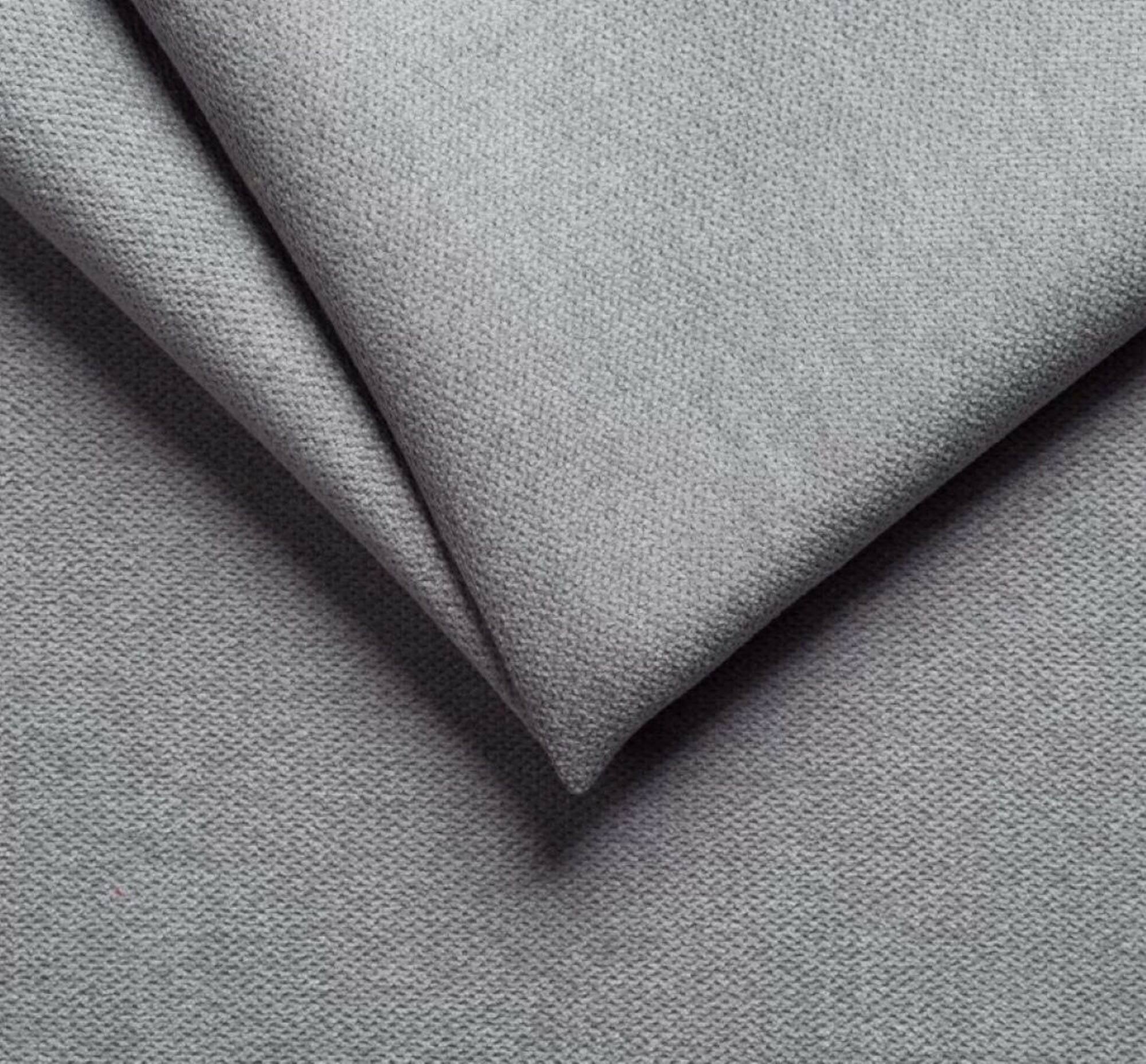 Brosso, Letto Alla Francese Sfoderabile Made in Italy, Grigio