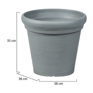 Townley, Oggettistica set 2 Vasi Made in Italy, Grigio