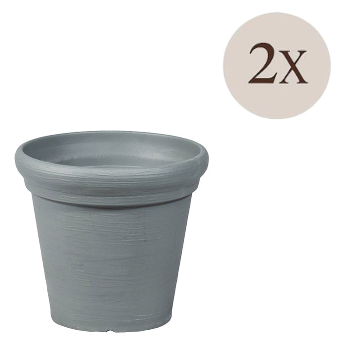 Townley, Oggettistica set 2 Vasi Made in Italy, Grigio