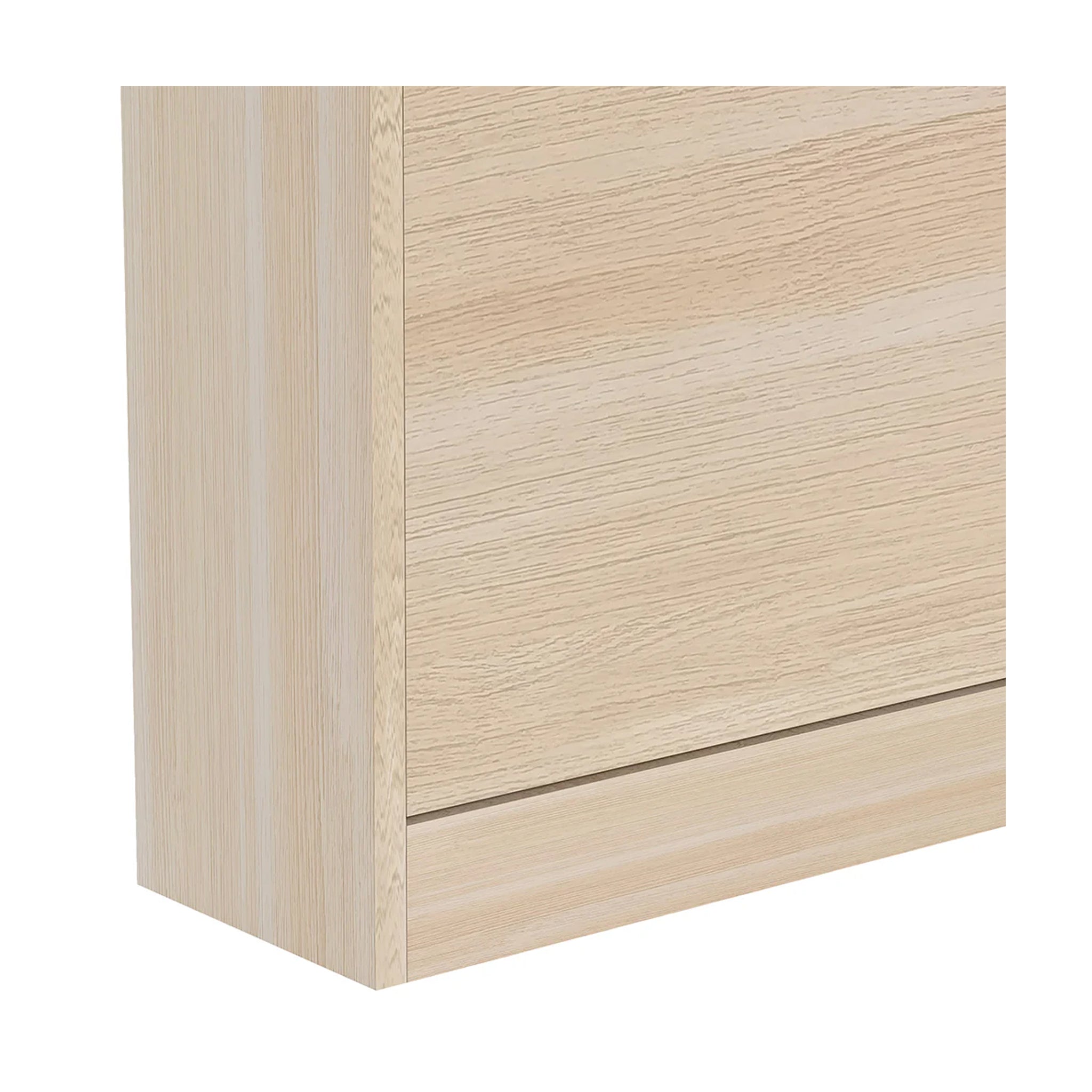 Scarpiera Salvaspazio A 4 Ante Portascarpe In Legno 63x24x150 Olmo