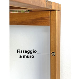 Set Harbor Tavolo+2 Sedie Pieghev. Acacia Naturale