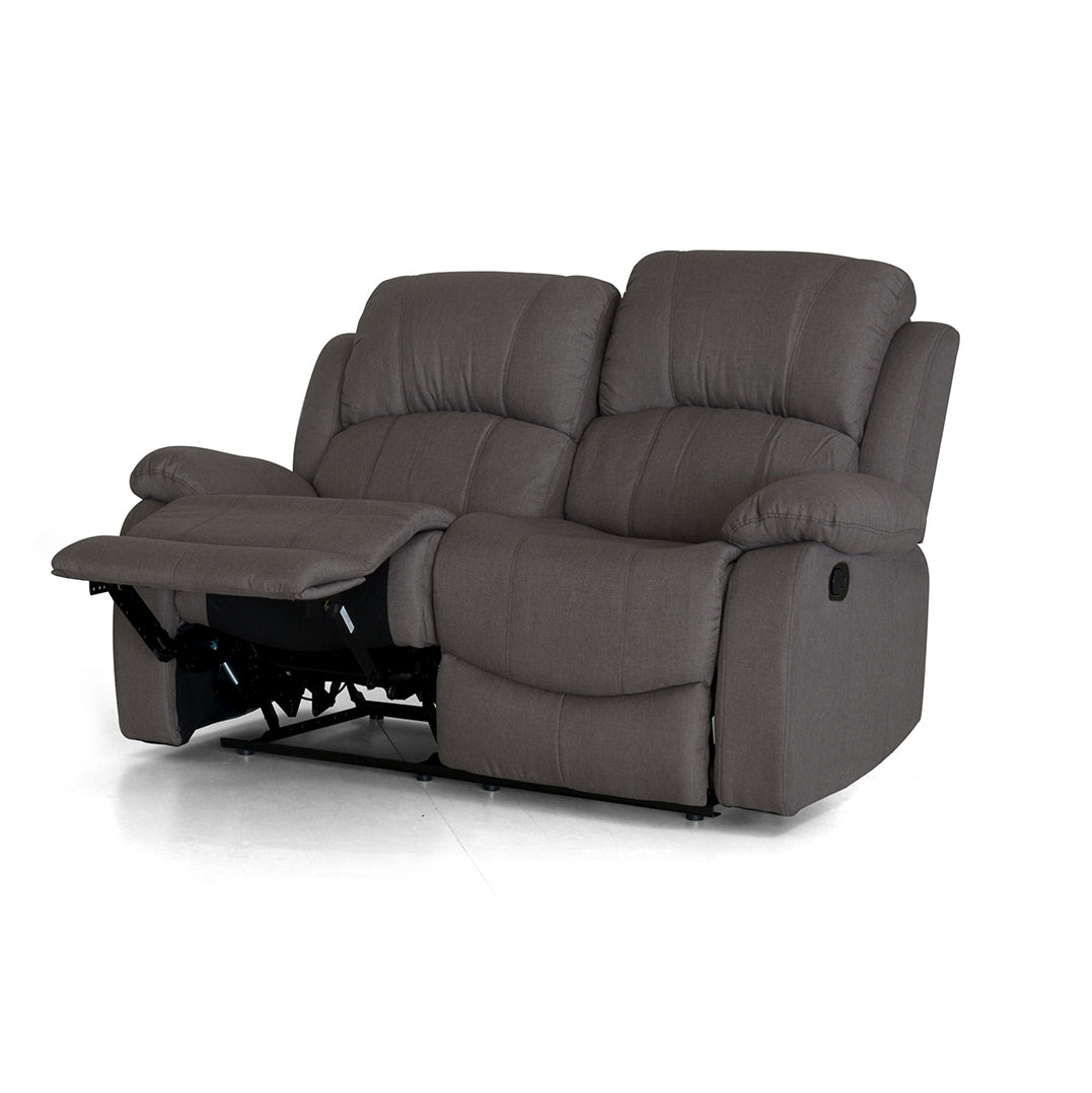 Divano Recl. Cross 3+2 Man.Tess. A/Macchia Tortora