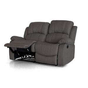 Divano Recl. Cross 3+2 Man.Tess. A/Macchia Tortora