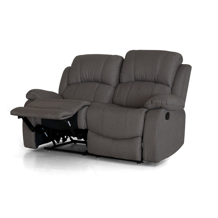 Divano Recl. Cross 3+2 Man.Tess. A/Macchia Tortora