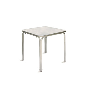 Tavolo Quadrato Ponente In Alluminio + Acciaio