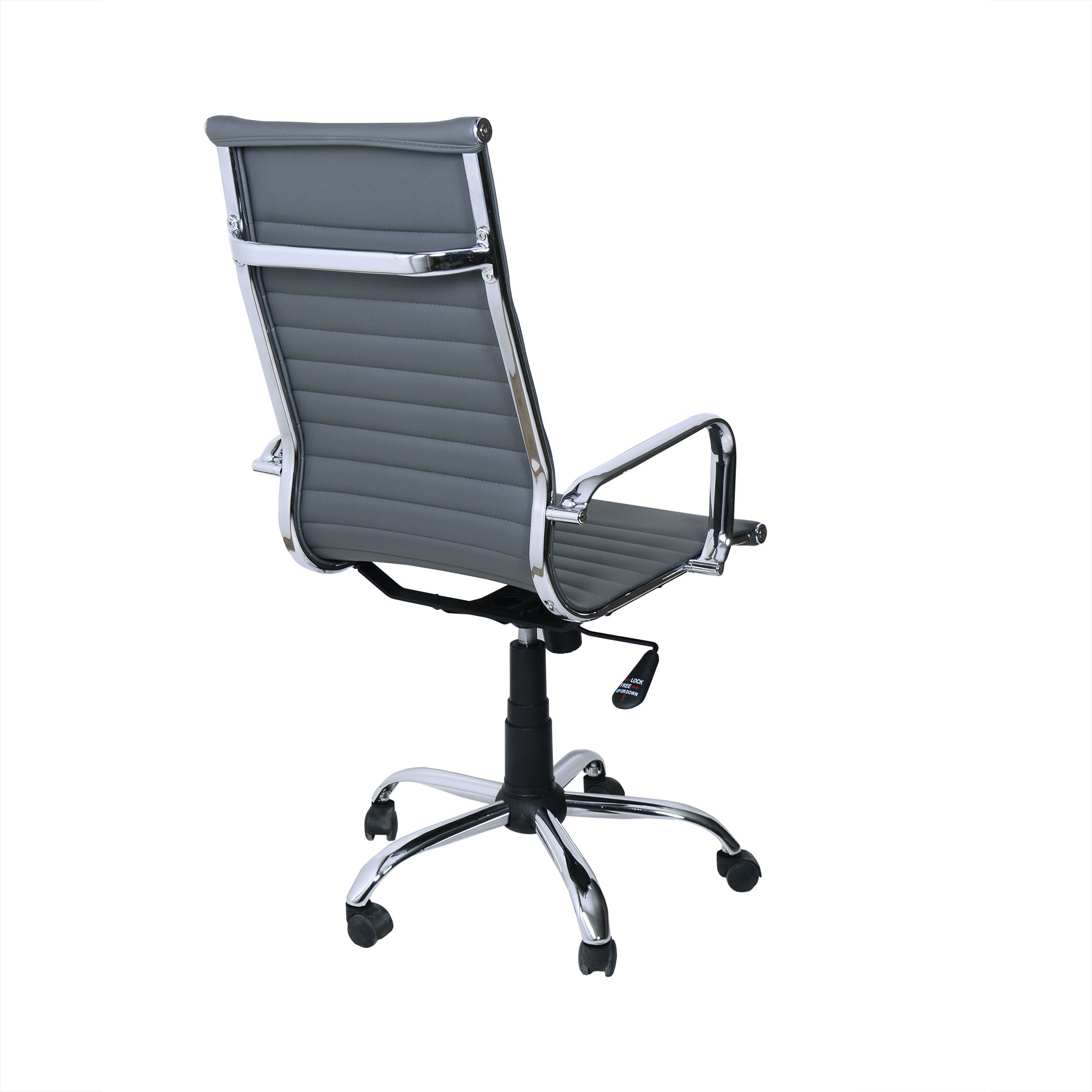 Poltrona Akka Presidenziale Grigia Simil/Str Crom