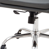 Poltrona Mito Presidenziale Simil Grigia/Cromata