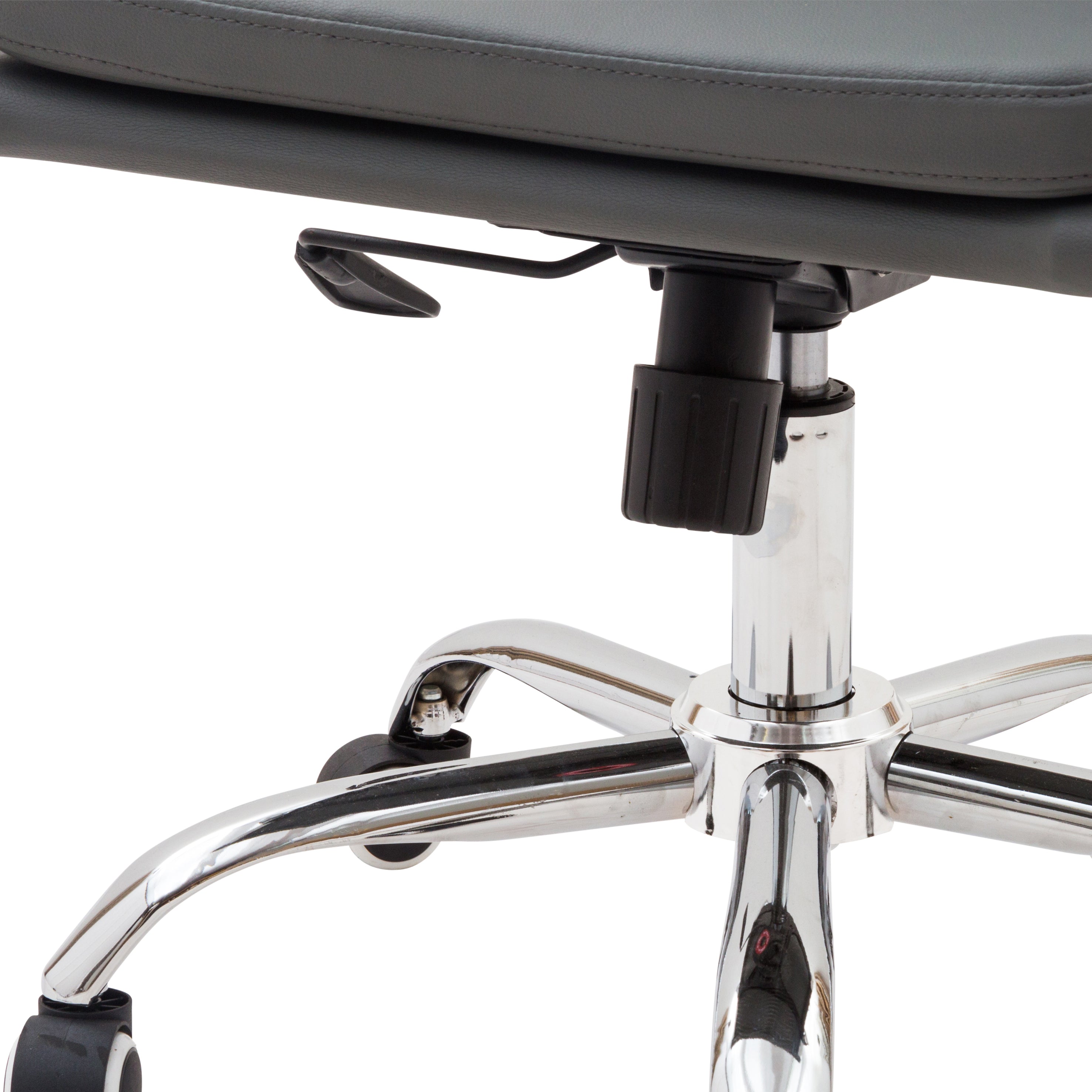 Poltrona Mito Presidenziale Simil Grigia/Cromata