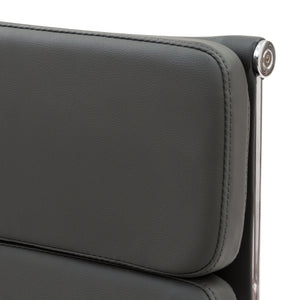 Poltrona Mito Presidenziale Simil Grigia/Cromata