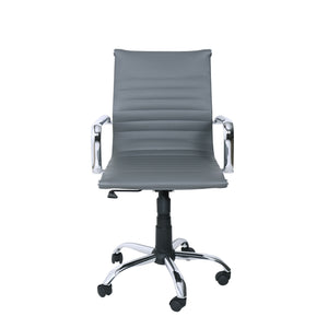 Poltrona Akka Dirigenziale Grigio Simil/Str Crom