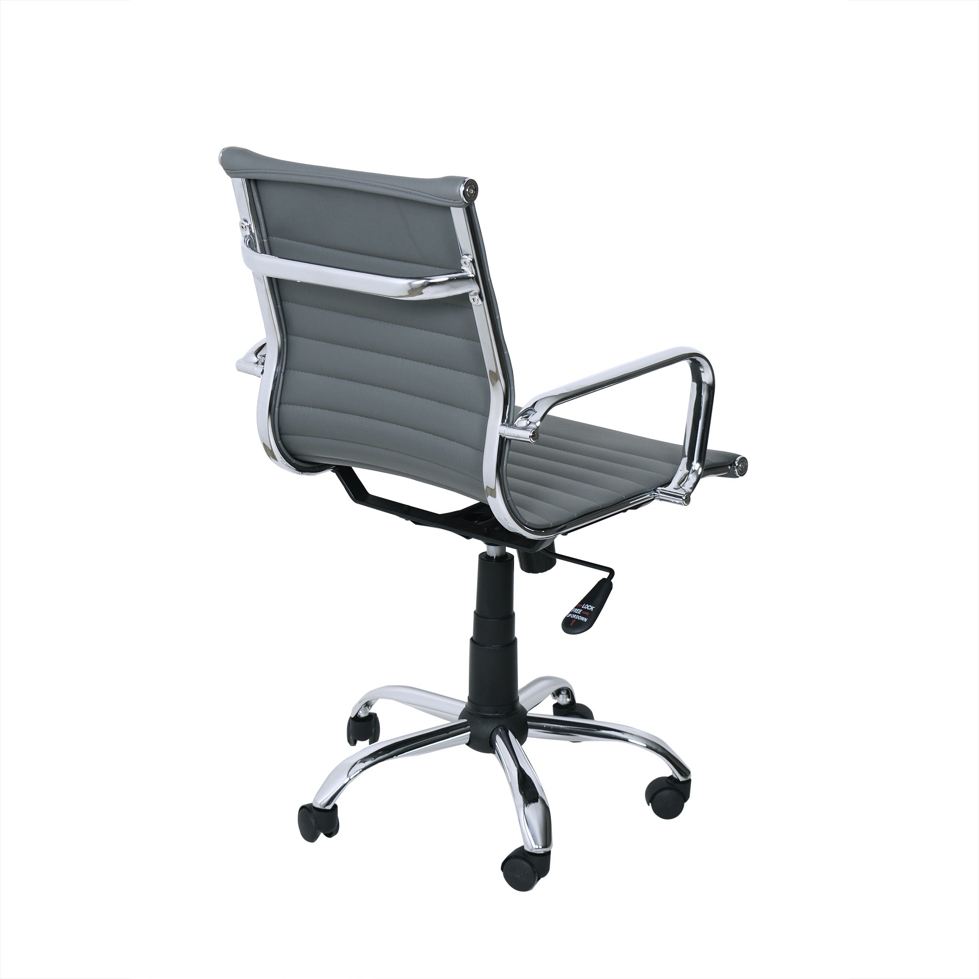 Poltrona Akka Dirigenziale Grigio Simil/Str Crom