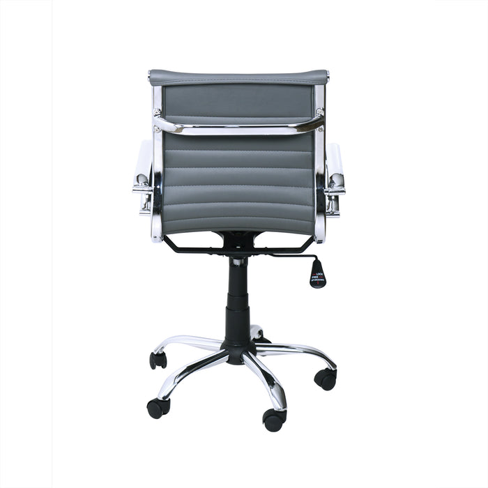 Poltrona Akka Dirigenziale Grigio Simil/Str Crom