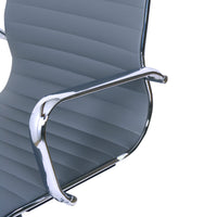 Poltrona Akka Dirigenziale Grigio Simil/Str Crom