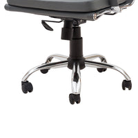 Poltrona Mito Dirigenziale Simil Grigia/Cromata