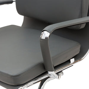 Set Da 2, Poltrone Mito Attesa  Simil Grigio/Cromata