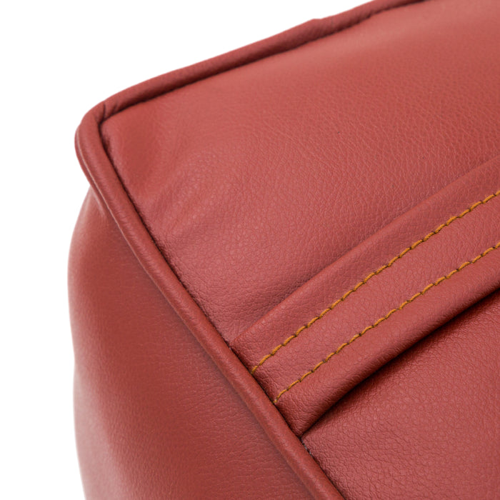 Pouf Fermaporta Maupiti Similpelle Cognac