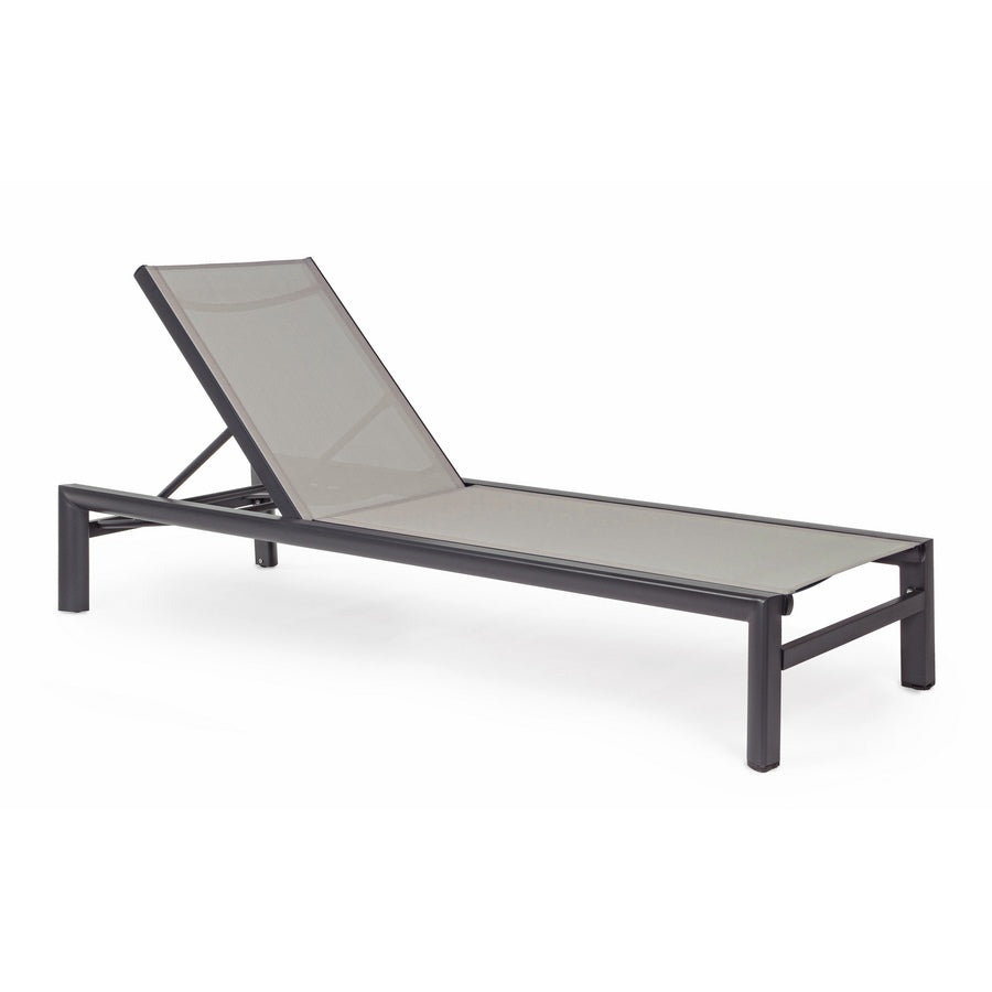 Lettino Cruis C/Ruote Grigio