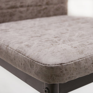 Set Da 4, Sedia Queen Tortora Meccanico In Similpelle  Per Soggiorno, Cucina E Arredo Bar