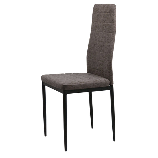 Set Da 4, Sedia Queen Tortora Meccanico In Similpelle  Per Soggiorno, Cucina E Arredo Bar