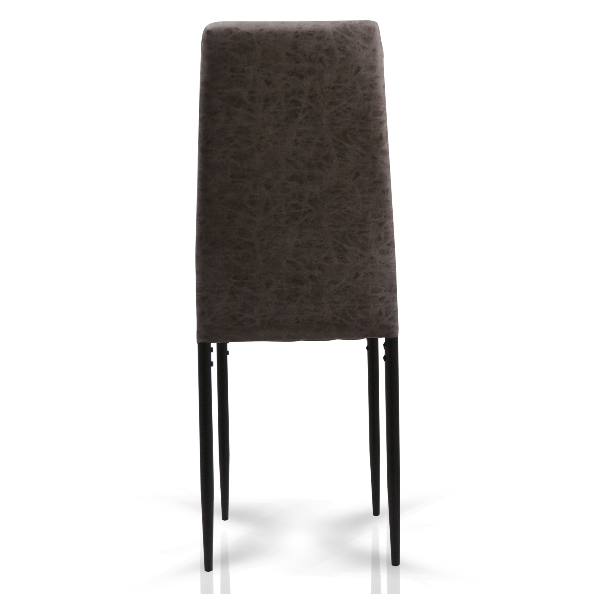 Set Da 4, Sedia Queen Tortora Meccanico In Similpelle  Per Soggiorno, Cucina E Arredo Bar