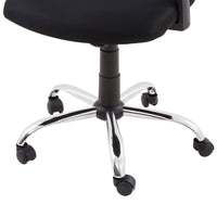 Poltrona Naomi In Maglina E Ecopelle Nera