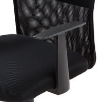 Poltrona Naomi In Maglina E Ecopelle Nera