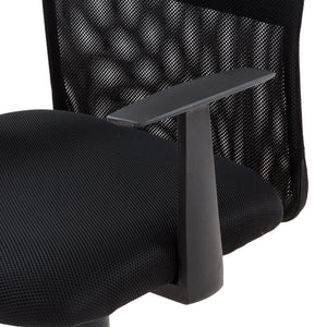 Poltrona Naomi In Maglina E Ecopelle Nera