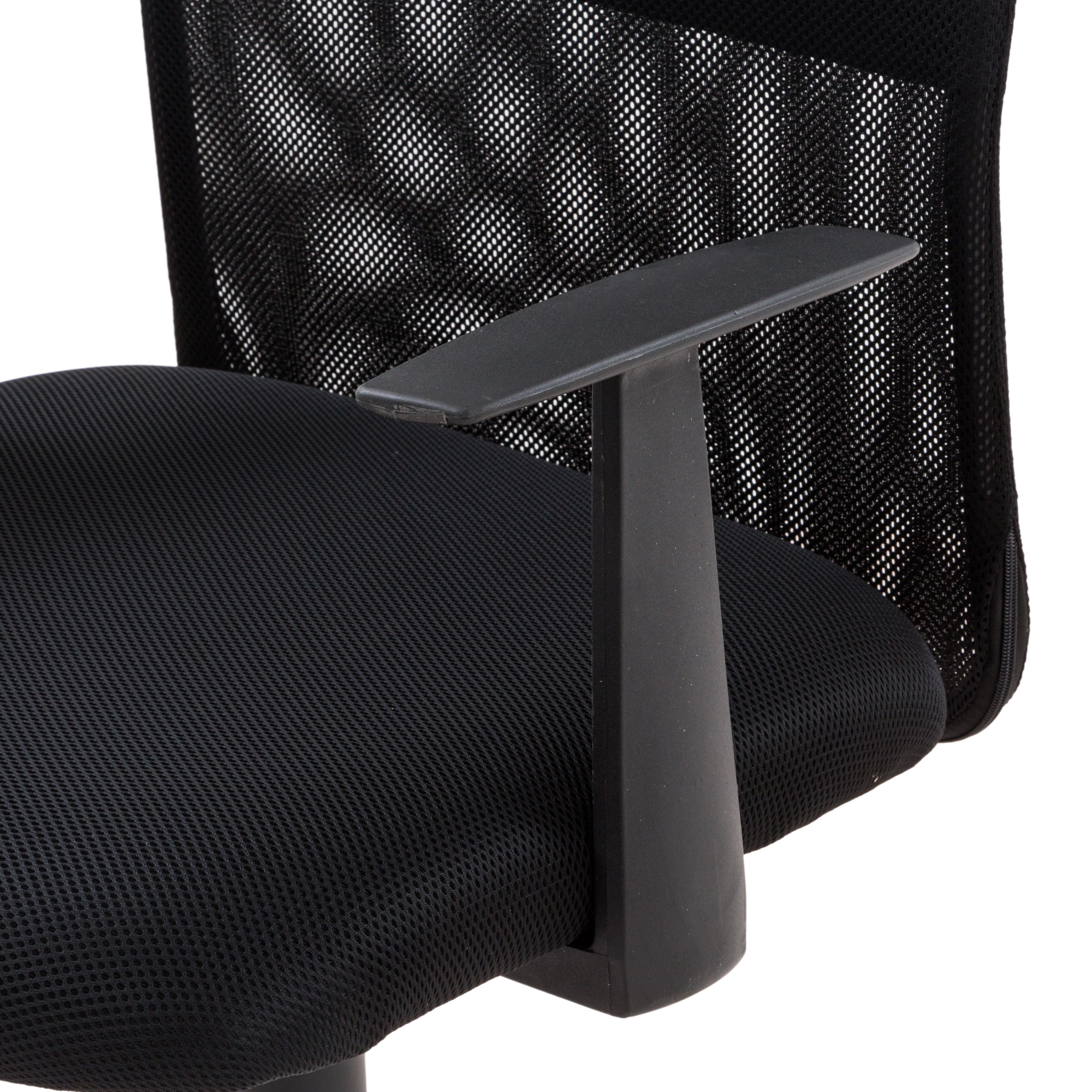 Poltrona Naomi In Maglina E Ecopelle Nera