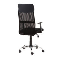 Poltrona Naomi In Maglina E Ecopelle Nera