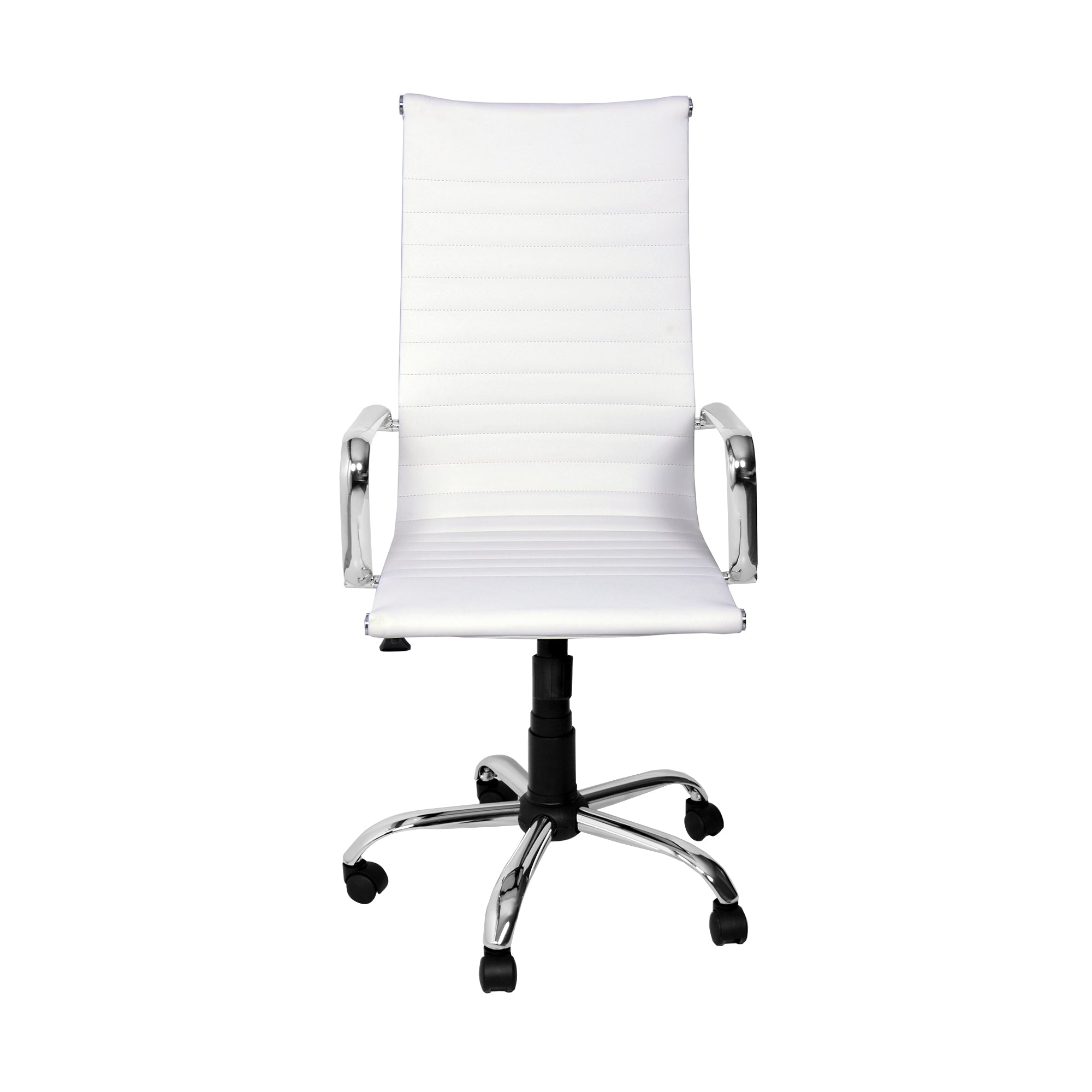 Poltrona Akka Presidenziale Bianca Simil/Str Crom