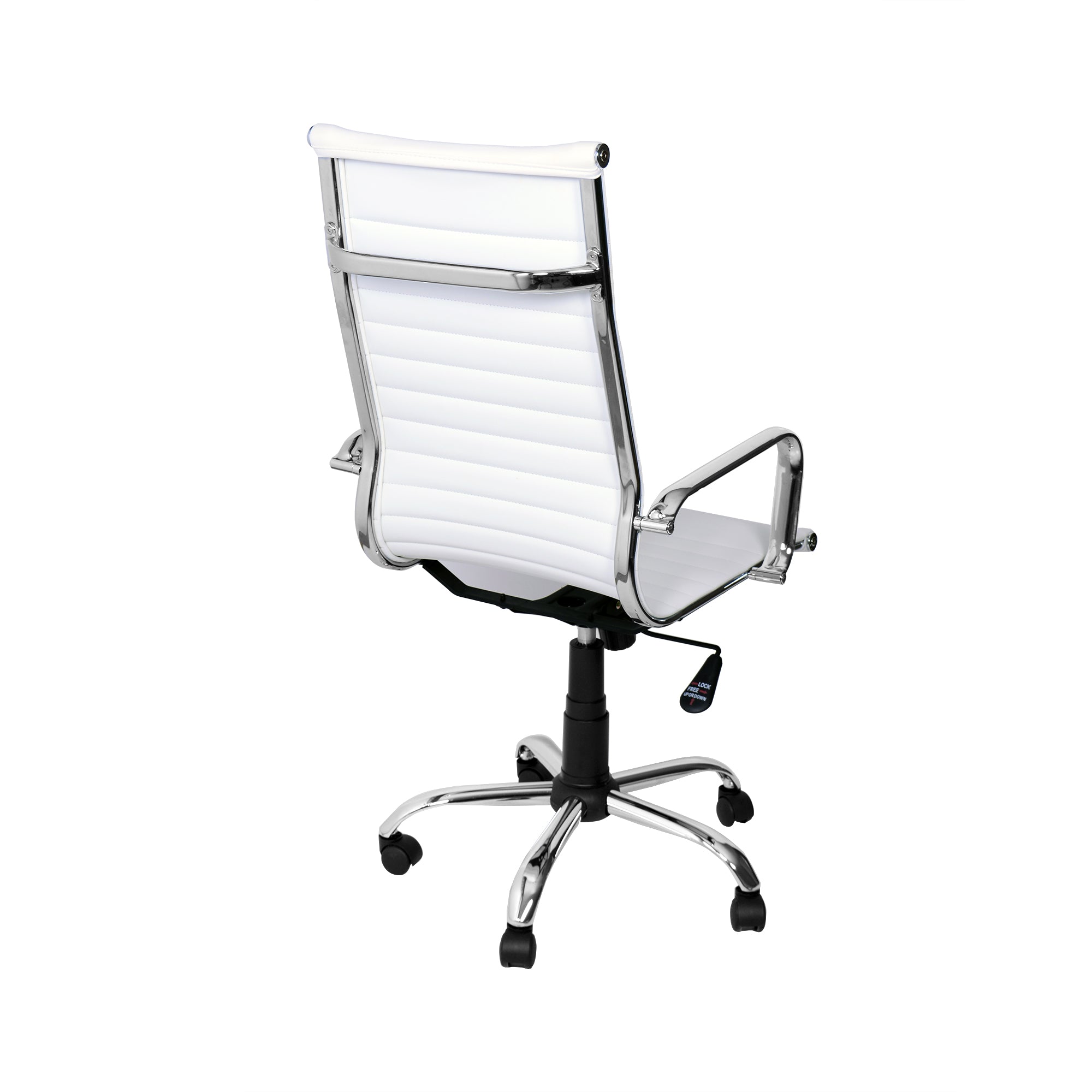 Poltrona Akka Presidenziale Bianca Simil/Str Crom