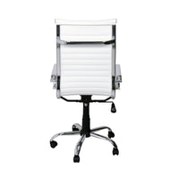 Poltrona Akka Presidenziale Bianca Simil/Str Crom