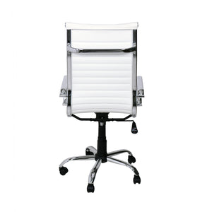 Poltrona Akka Presidenziale Bianca Simil/Str Crom