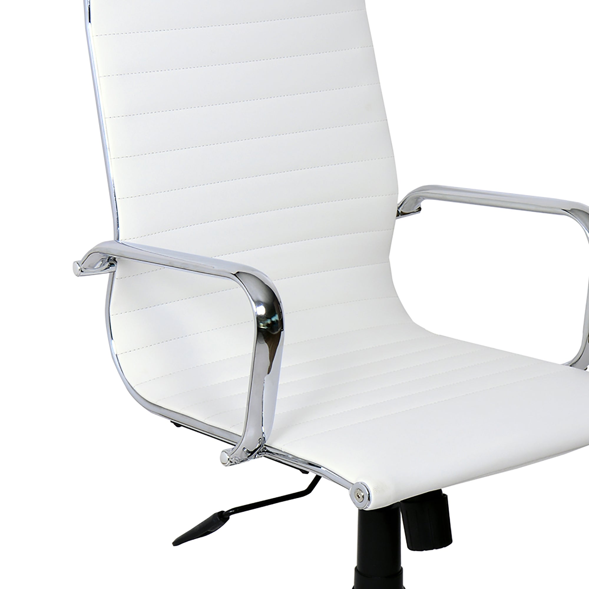 Poltrona Akka Presidenziale Bianca Simil/Str Crom