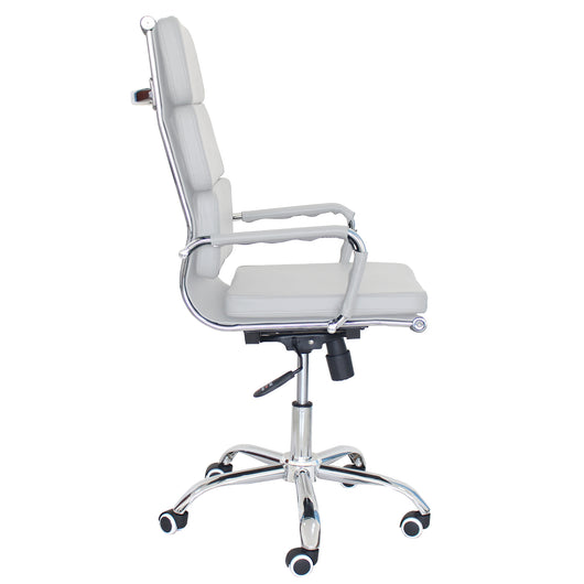 Poltrona Mito Presidenziale Simil Bianca/Cromata