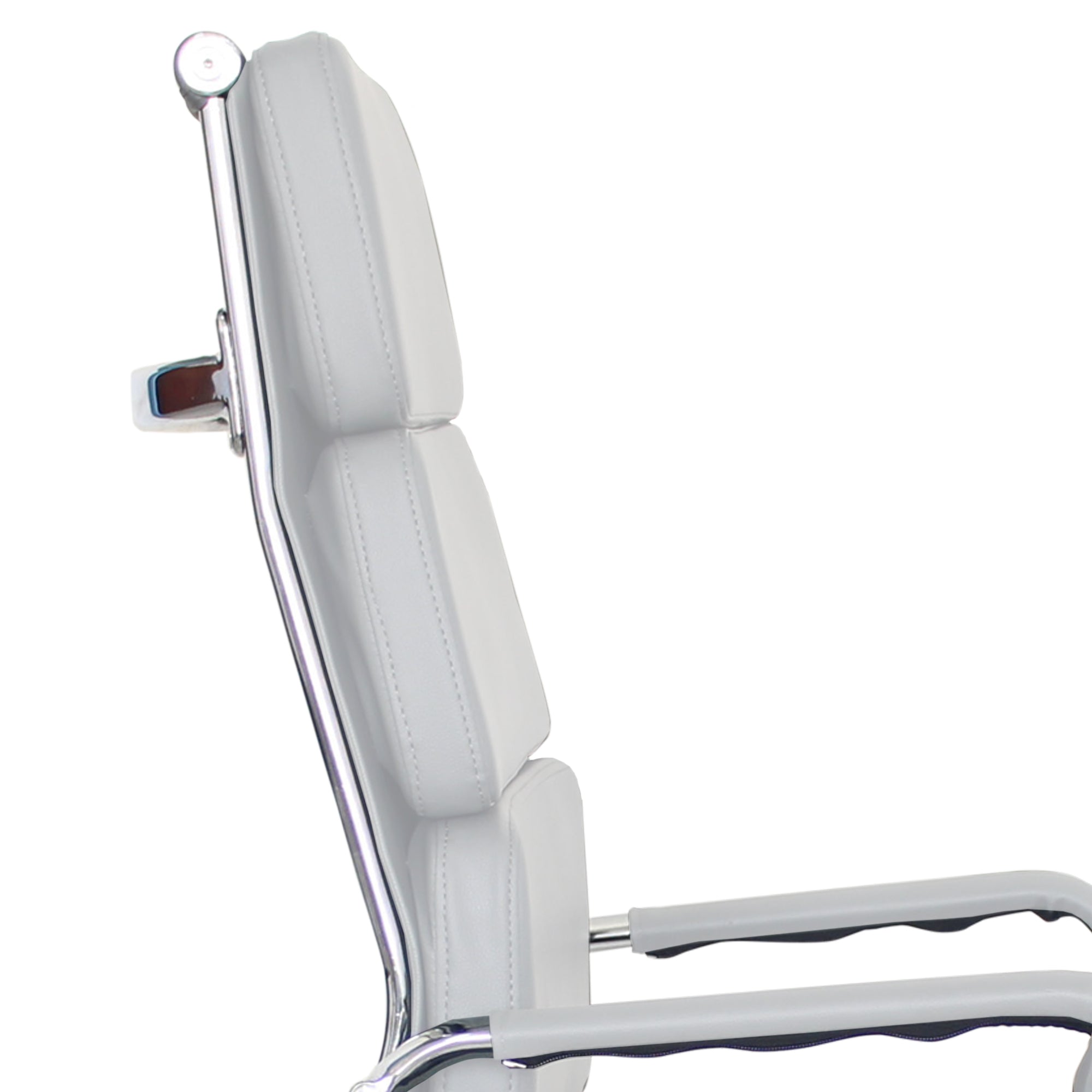 Poltrona Mito Presidenziale Simil Bianca/Cromata