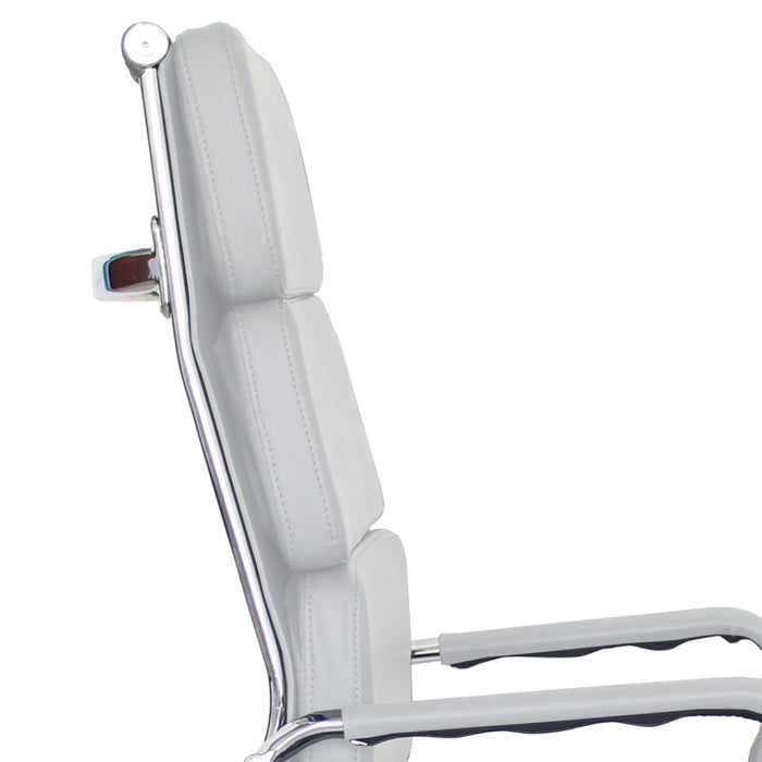 Poltrona Mito Presidenziale Simil Bianca/Cromata