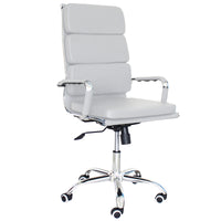 Poltrona Mito Presidenziale Simil Bianca/Cromata