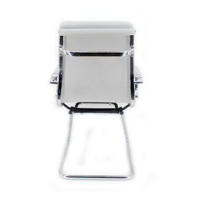 Poltrona Mito Attesa Simil Bianca/Cromata